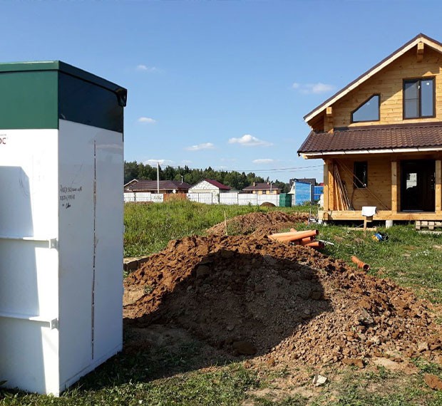 Автономная канализация под ключ в Кимрском районе за один день с гарантией качества